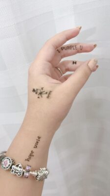 ý tưởng tattoo thể hiện sự hâm mộ dành cho BTS