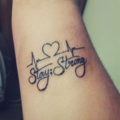 hình tattoo chữ strong độc đáo siêu đẹp