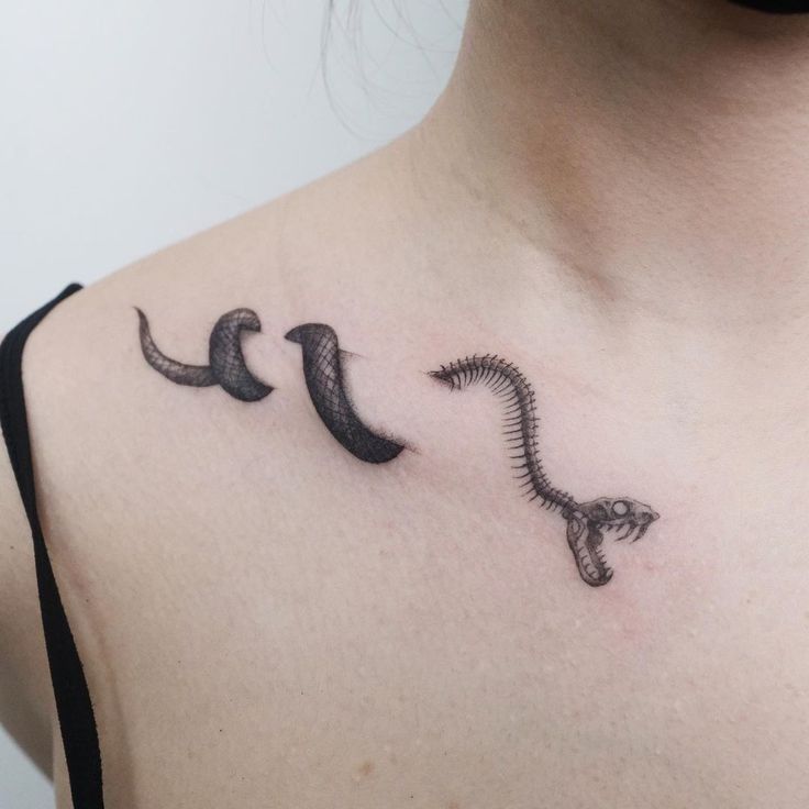 hình tattoo con rắn cực chất cho nữ