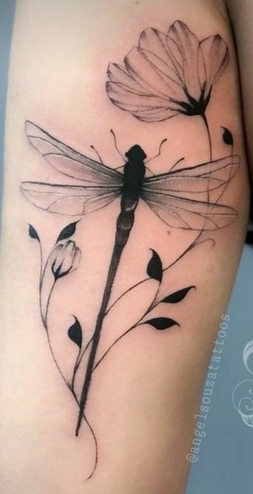 khám phá ý nghĩa mẫu tattoo chuồn chuồn cực đẹp