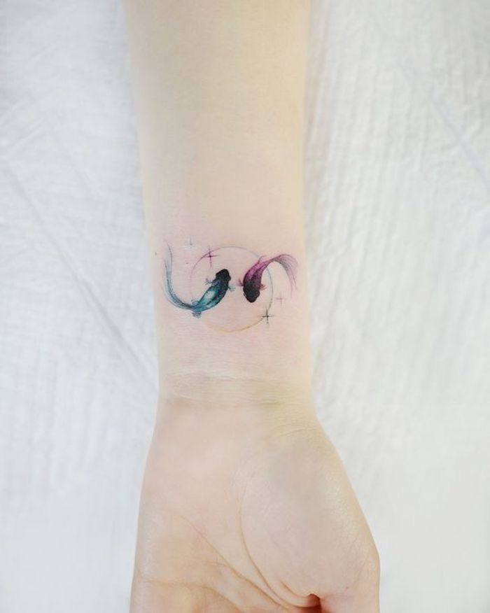 mẫu tattoo con cá đầy ý nghĩa