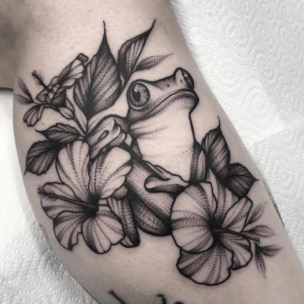 tattoo con ếch cực đẹp cho nam