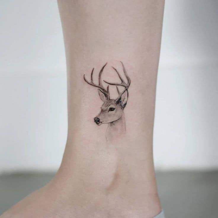 tattoo con nai mini đơn giản