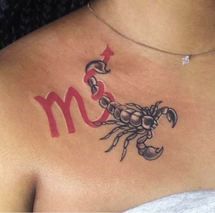 tattoo cung bọ cạp đôc đáo