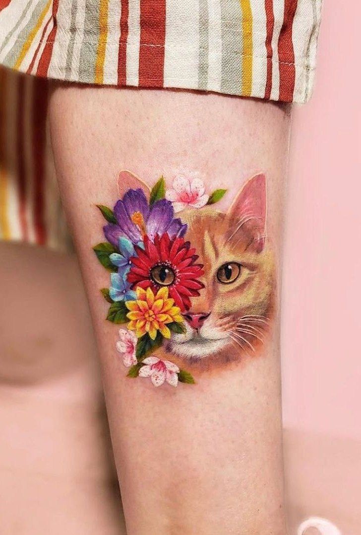 ý tưởng tattoo gây ấn tượng trên đùi